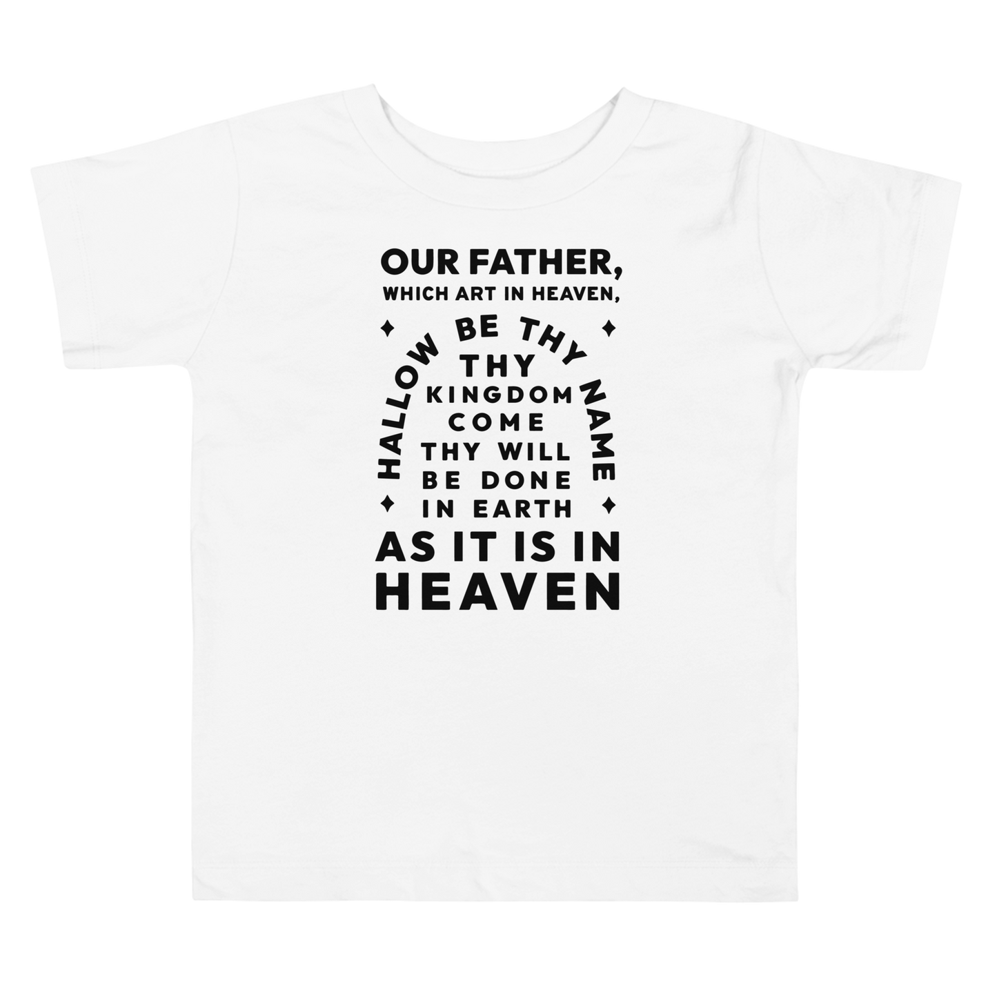 Lord's Prayer - Toddler Short Sleeve Tee