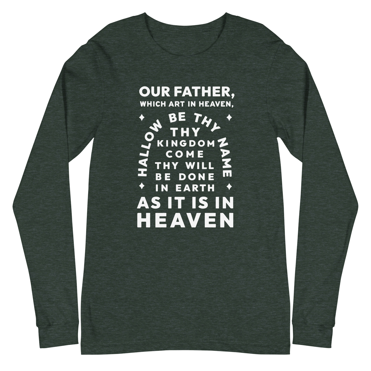 Lords's Prayer - Men's Long Sleeve