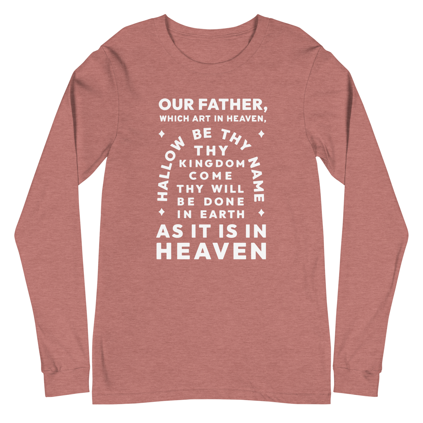 Lords's Prayer - Men's Long Sleeve