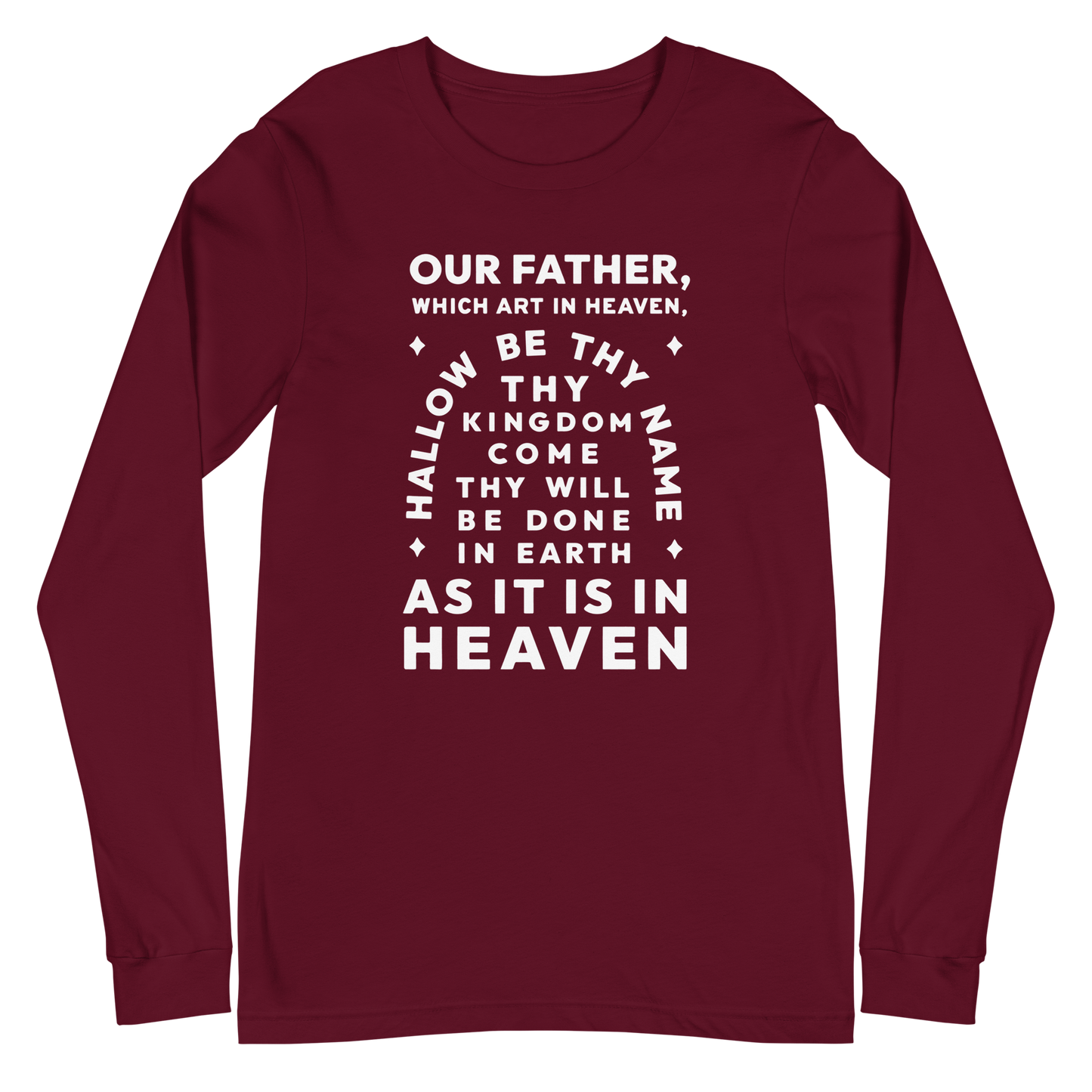 Lords's Prayer - Men's Long Sleeve