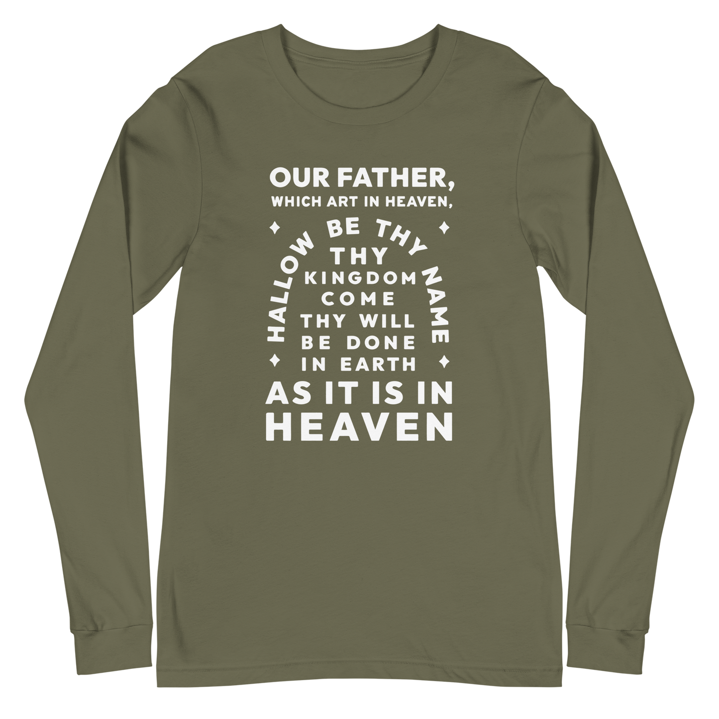 Lords's Prayer - Men's Long Sleeve