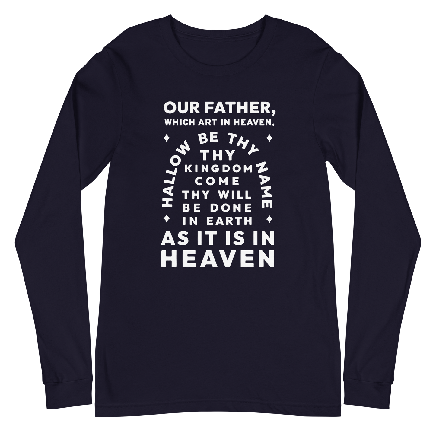 Lords's Prayer - Men's Long Sleeve