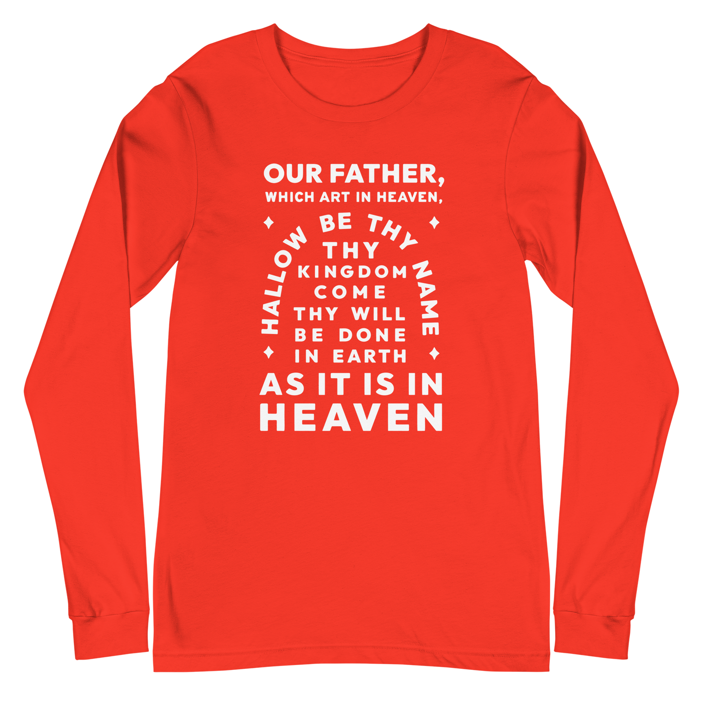 Lords's Prayer - Men's Long Sleeve