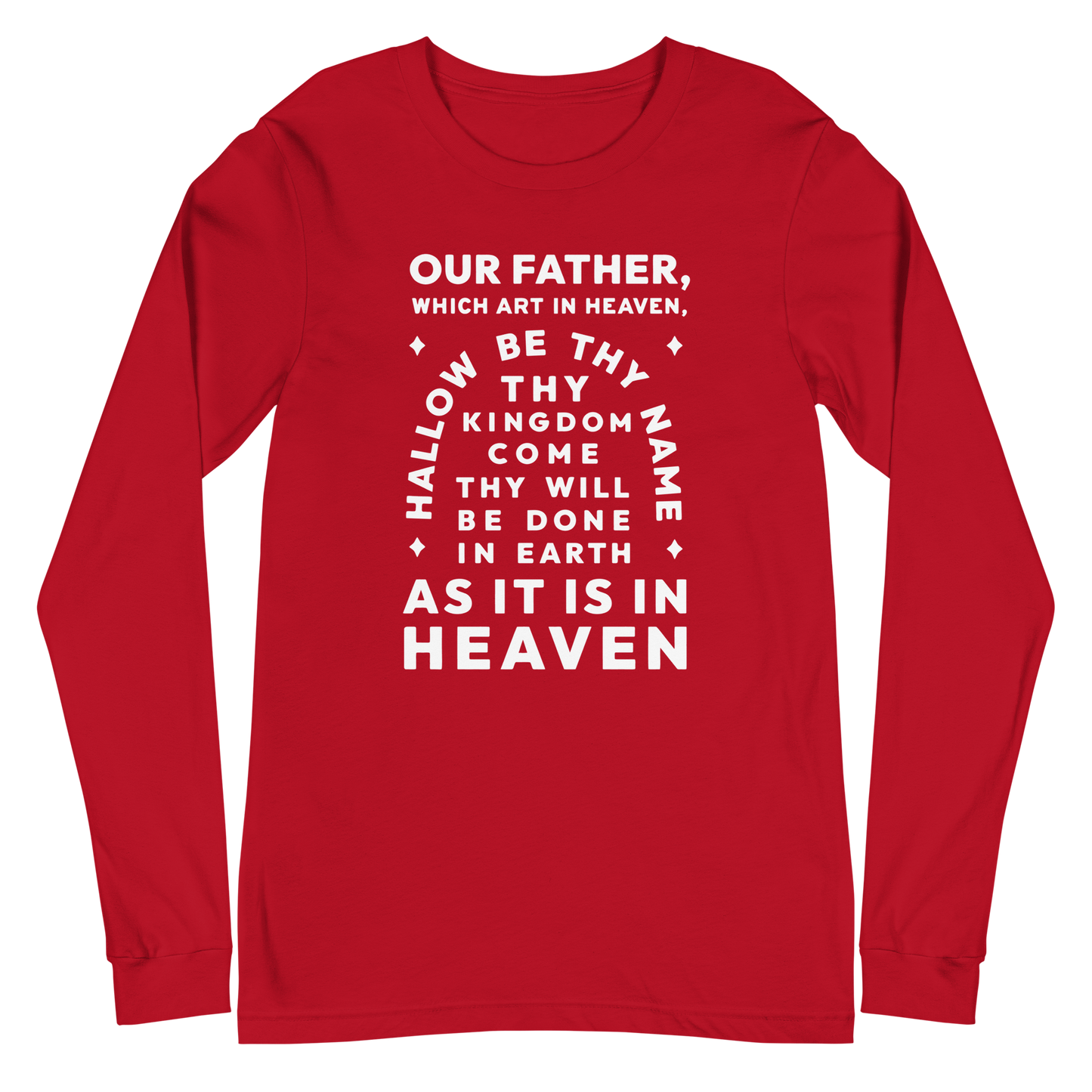 Lords's Prayer - Men's Long Sleeve