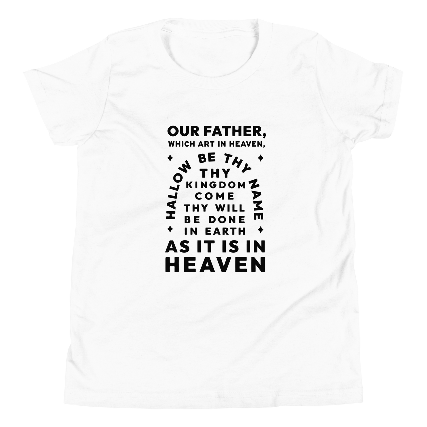 Lord's Prayer - Youth Short Sleeve T-Shirt