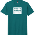 Heathered Teal - DM130 - FRONT