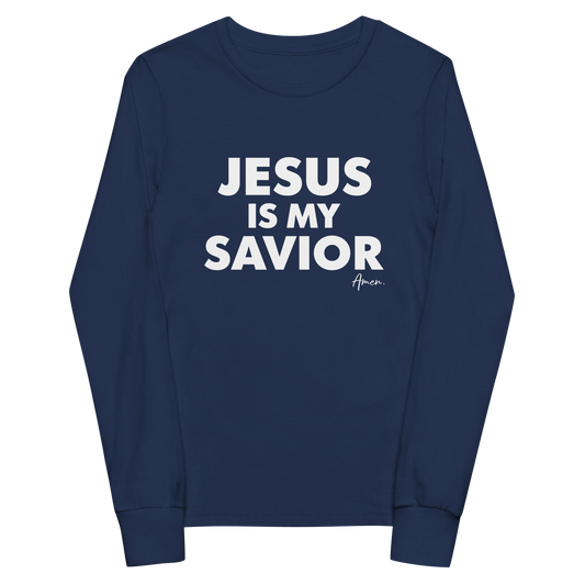 Jesus is my Savior - Youth Long Sleeve Tee