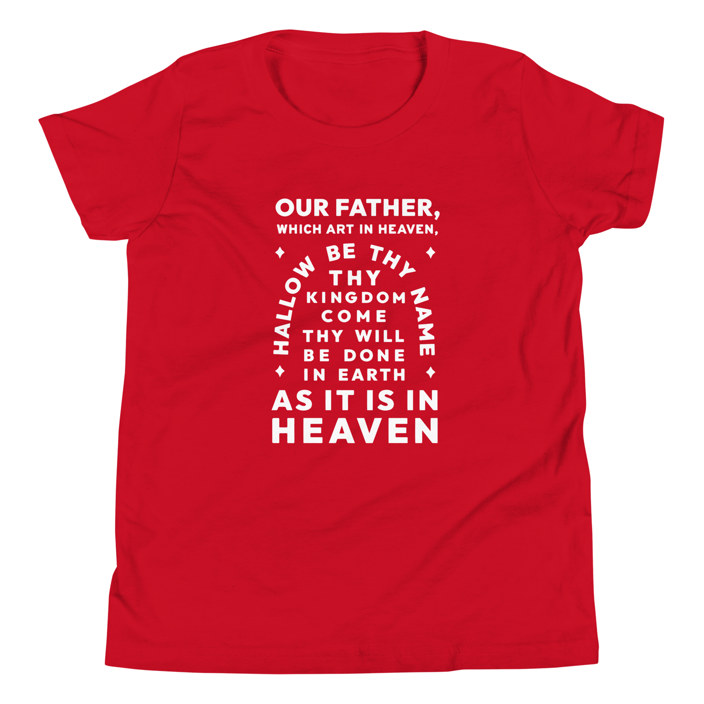 Lord's Prayer - Youth Short Sleeve T-Shirt